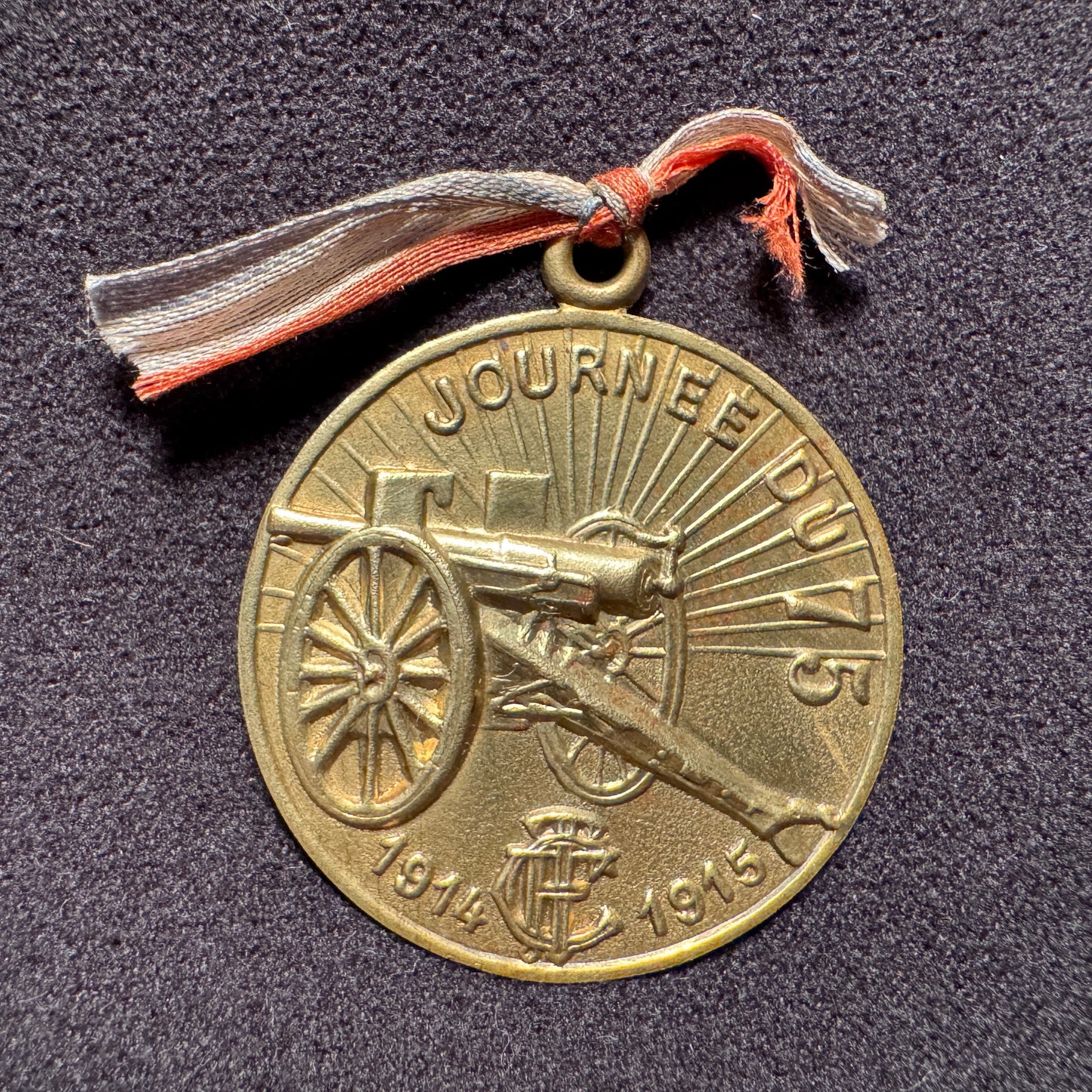 Médaille patriotique militaire 1914-1915 « journée du canon de 75 »