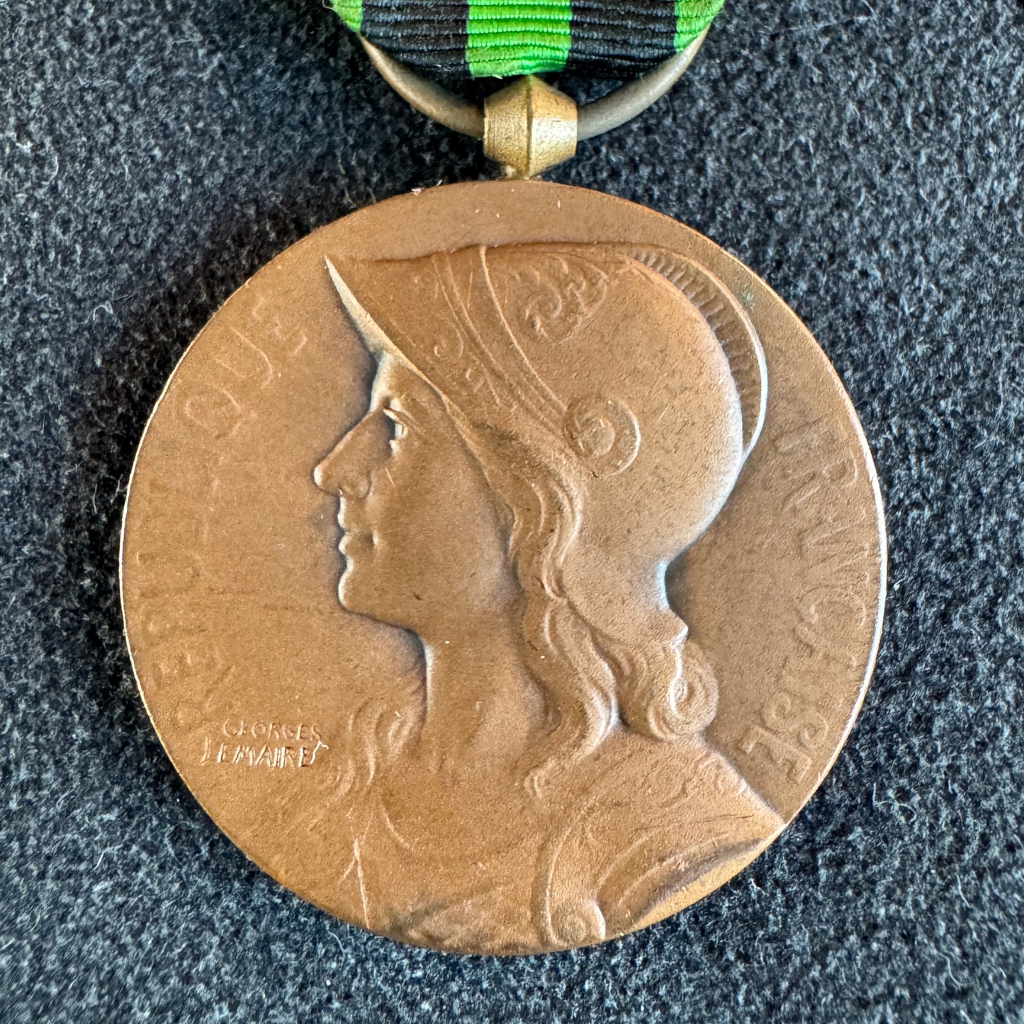 Médaille décoration militaire en bronze - « aux défenseurs de la patrie 1870-1871 »