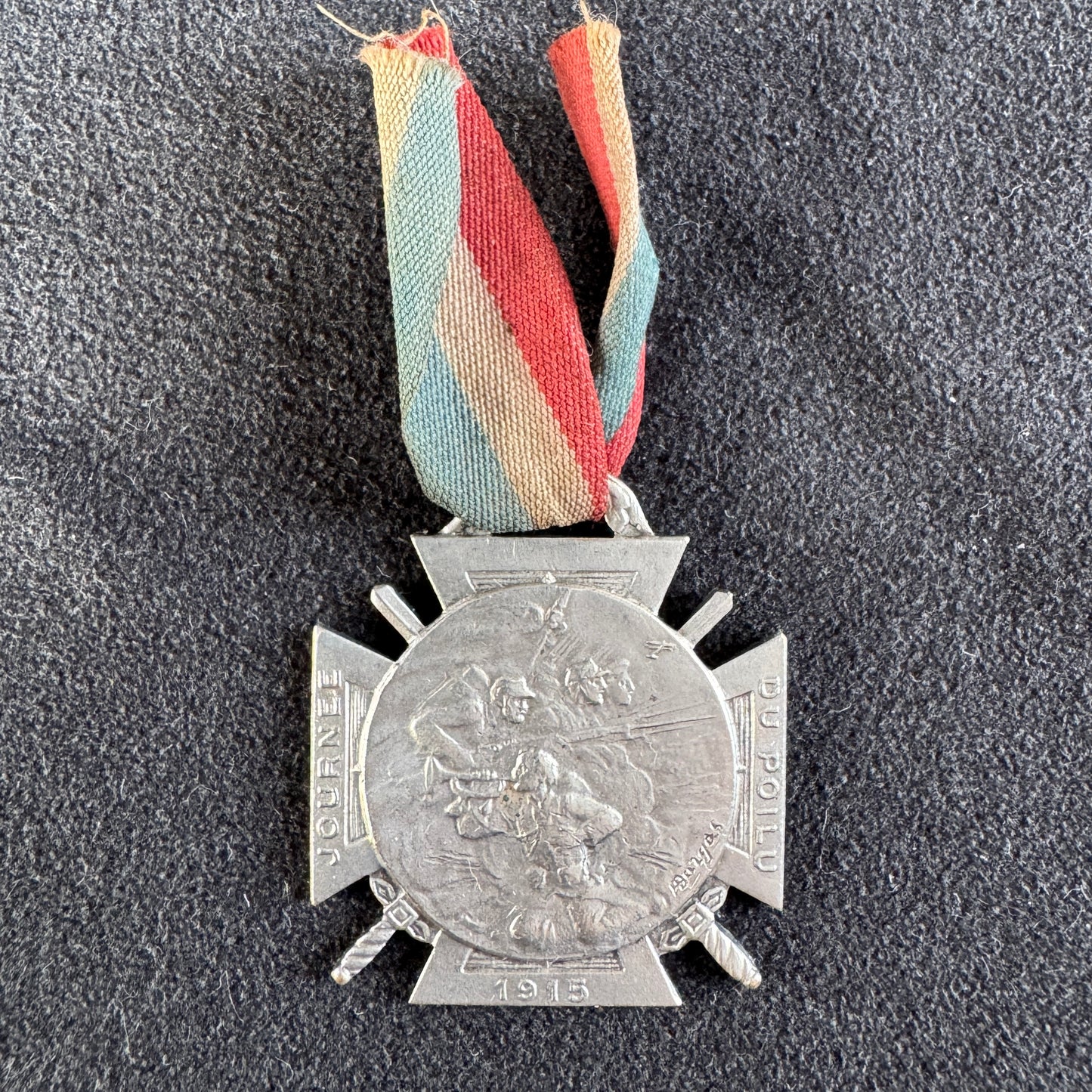 Médaille patriotique militaire 1915 « journée du poilu »