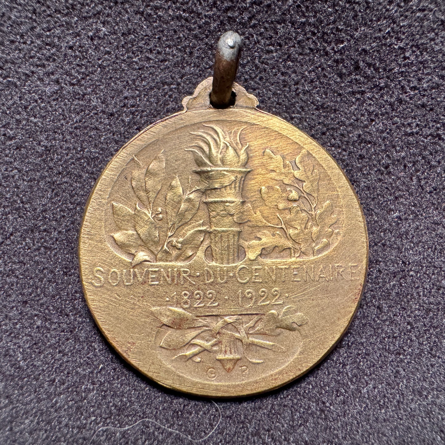 Médaille ancienne « centenaire de la mort de Louis Pasteur »